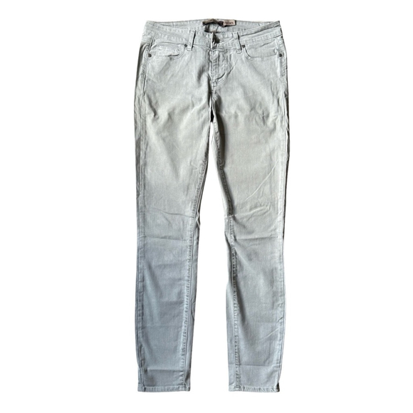 PAIGE Denim - PAIGE Light Gray Verdugo Vegan Skinny Denim Jeans Size 28 Minimalist Casual